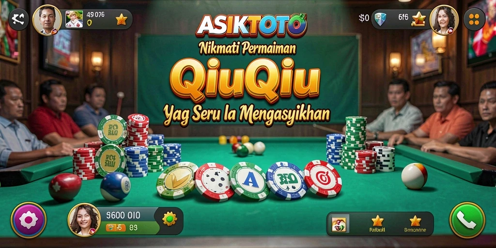 Gameplay QiuQiu yang seru dan interaktif.