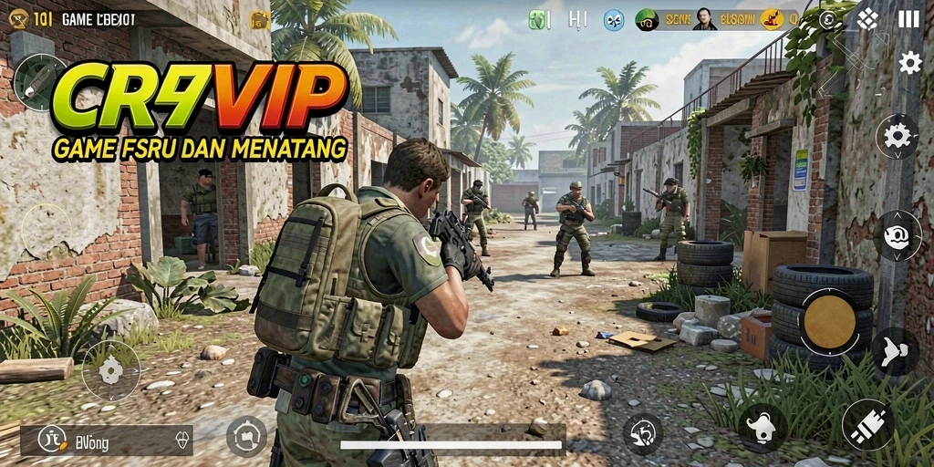 Tangkapan layar utama gameplay CR7VIP yang mendebarkan.