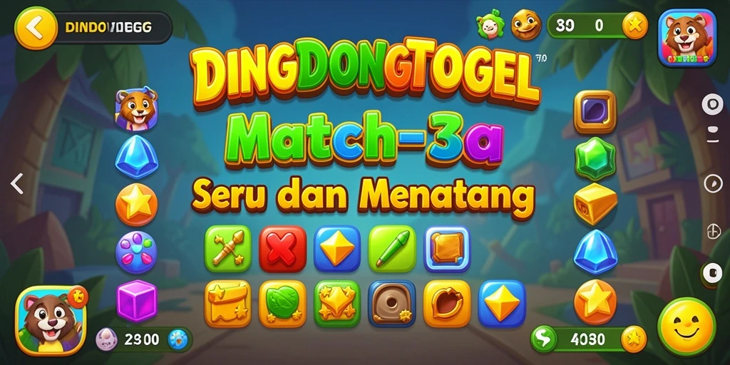 Gameplay DINGDONGTOGEL yang seru dan penuh warna.