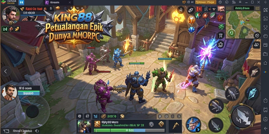 Tampilan gameplay KING88 yang menakjubkan dan memukau.