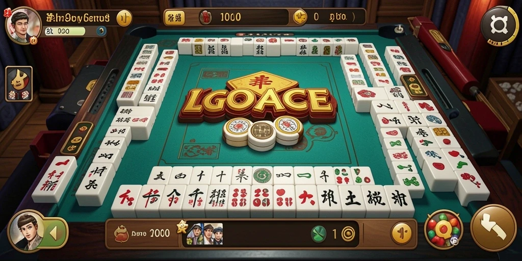 Screenshot LGOACE menampilkan gameplay Mahjong yang menarik dan seru.