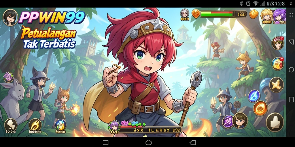 Tampilan menakjubkan dari gameplay Anime di PPWIN99.