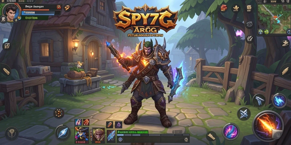 Tampilan menarik gameplay ARPG SPY77 dengan pertarungan yang seru.