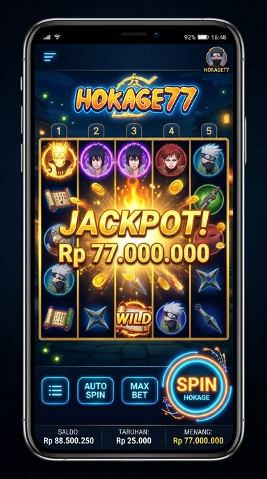 Pengguna sedang menjelajahi kategori aplikasi di hokage77.